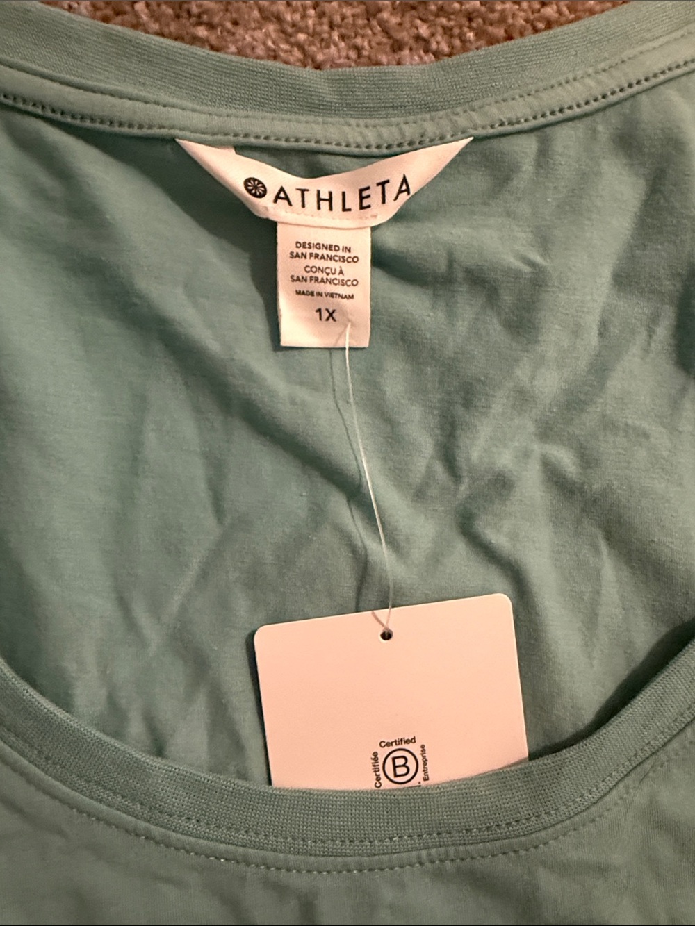 Athleta Outbound Scoop Neck Long Sleeve Top Size 1X - Picture 2 of 8